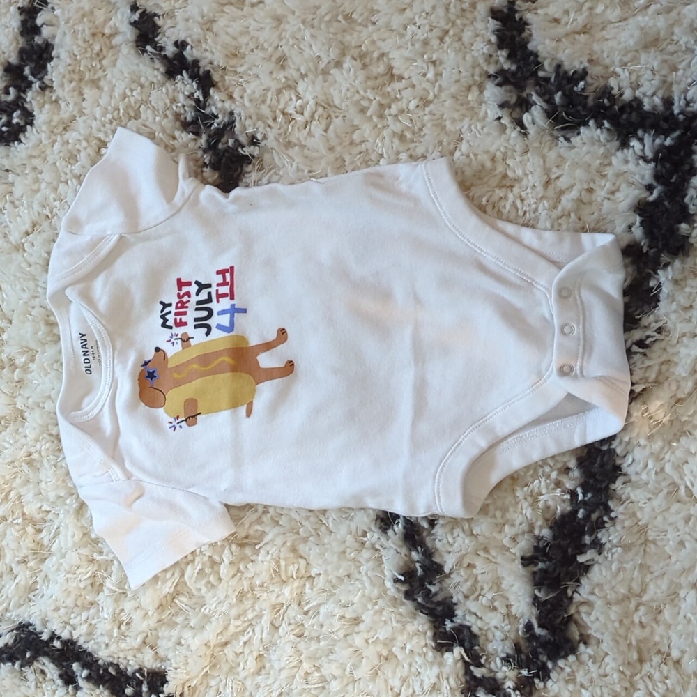 My first July 4th onesie